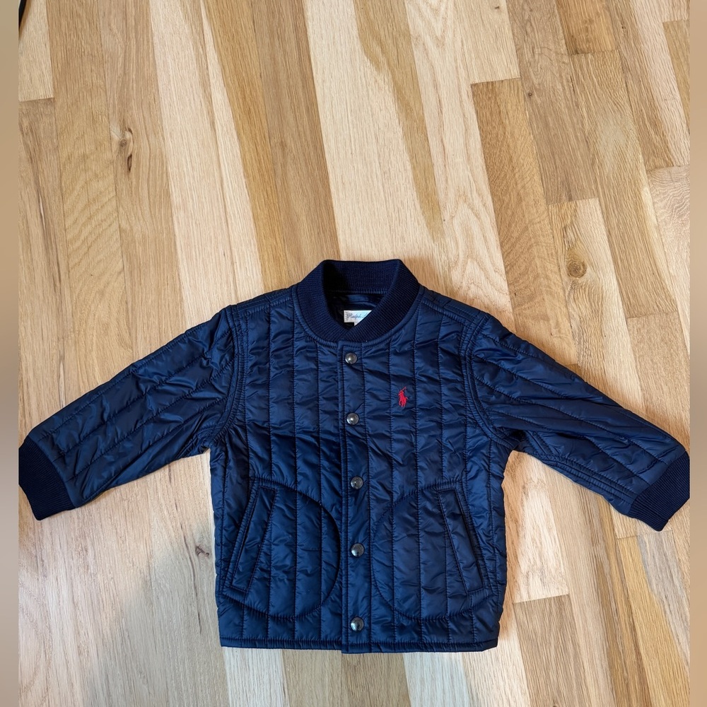 Ralph Lauren Kids Navy Quilted Jacket in 18M Size